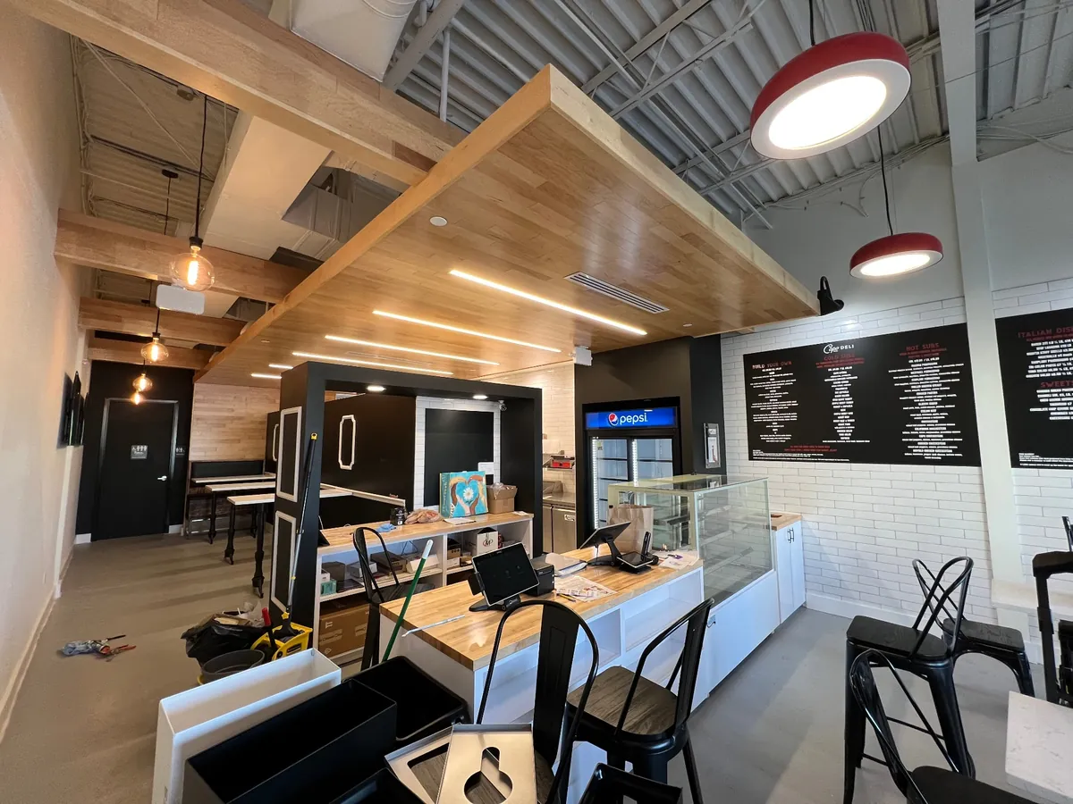 Deli restaurant electrical build-out
