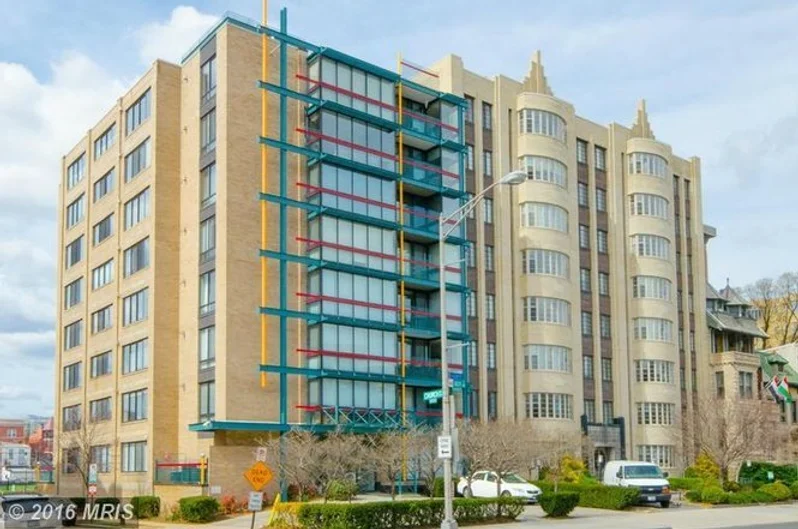 Modern residential building exterior