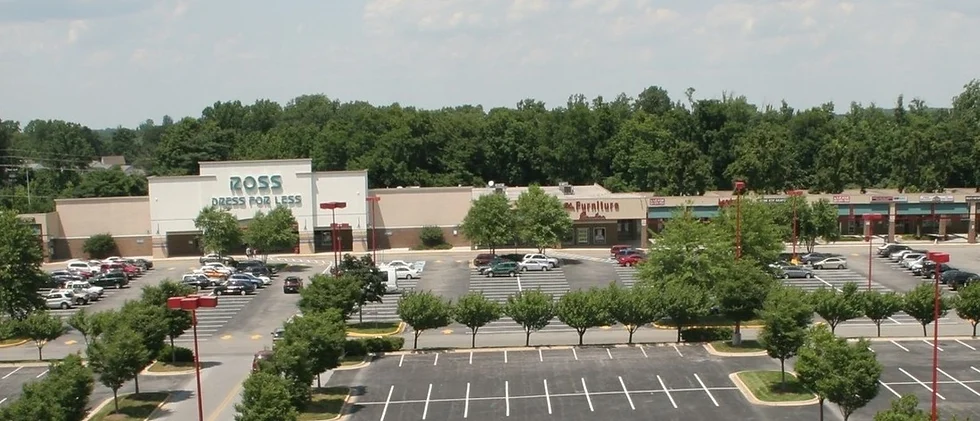 Ross shopping center aerial view